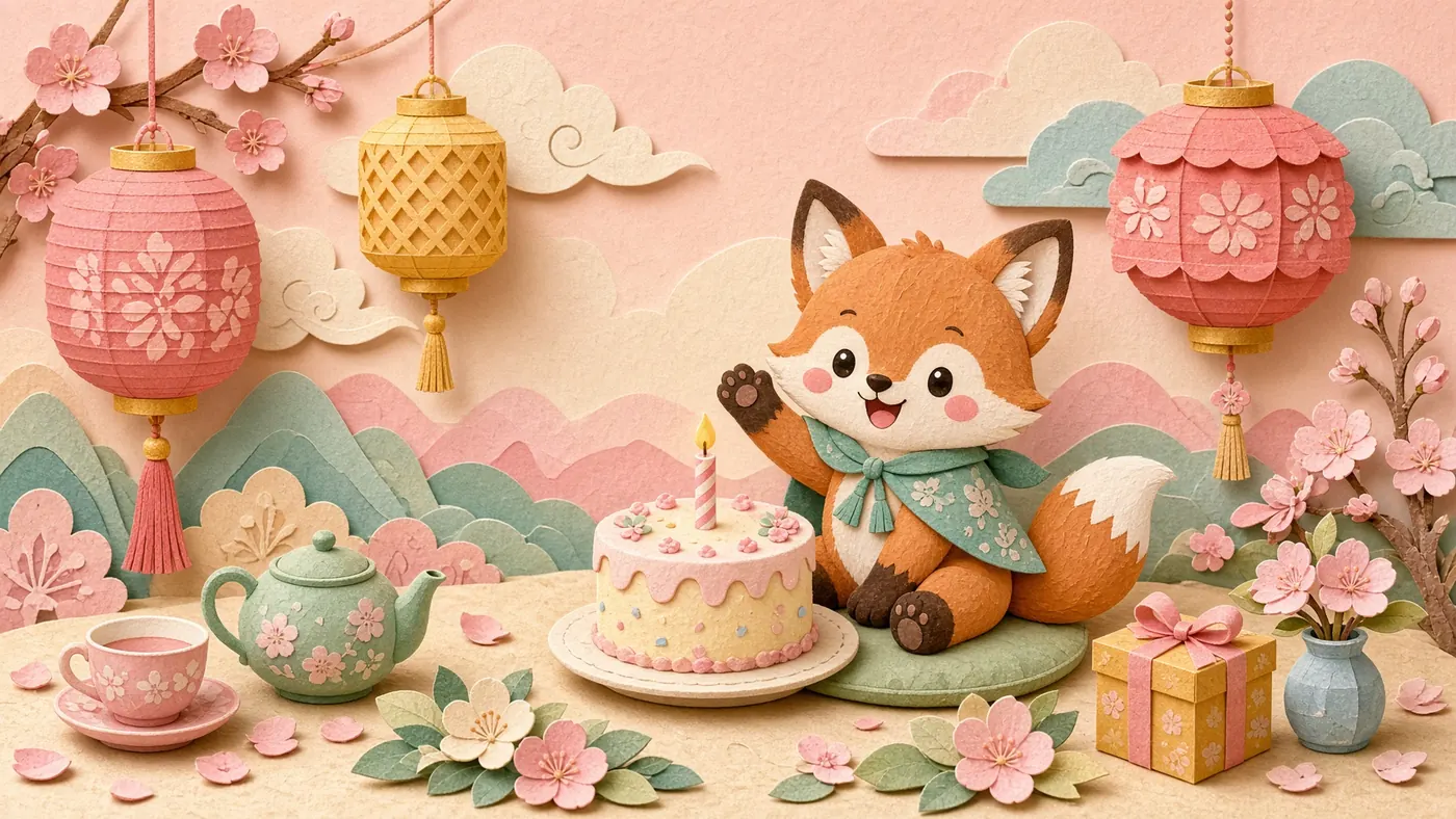 角色化生日卡风格参考